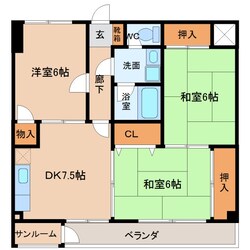 クレール３６の物件間取画像